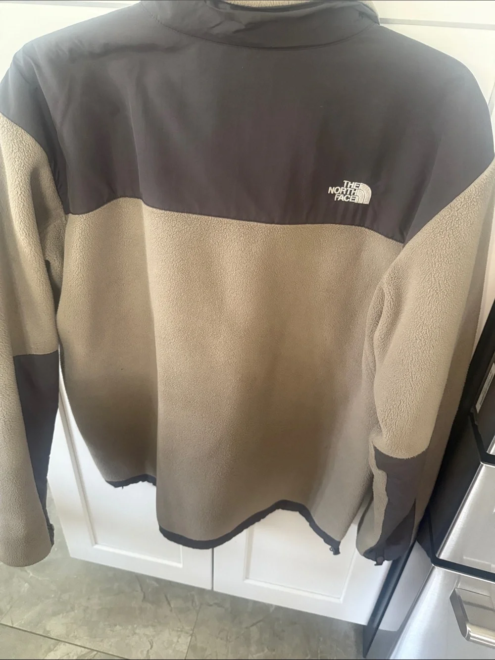 The North Face Men's Tan & Brown Fleece Jacket